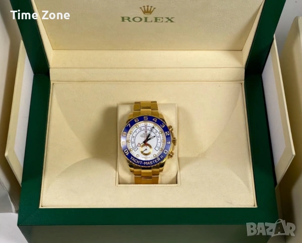 Rolex Yacht-Master II 44mm Yellow Gold White Dial Automatic Различни Варианти, снимка 2 - Мъжки - 54060991