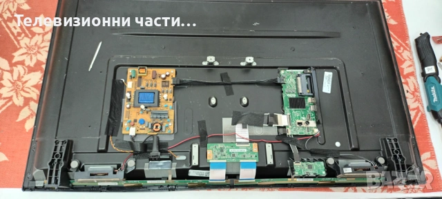 Finlux 43-FFA-6230F със счупен екран VES430UNFH-L3-Z01/17MB186 080323R2A/17IPS62 261121R10/PT430CT03, снимка 3 - Части и Платки - 54204419