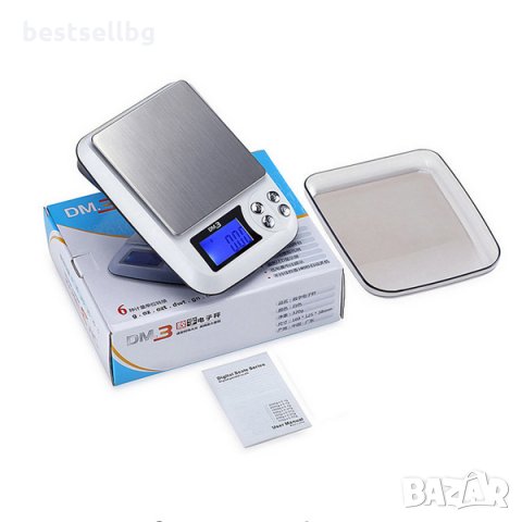 Кухненска точна бижутерска електронна везна за злато кафе 0.01 до 500г, снимка 3 - Електронни везни - 29094296