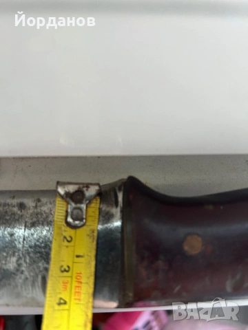 Стар голям нож, снимка 3 - Антикварни и старинни предмети - 52015397