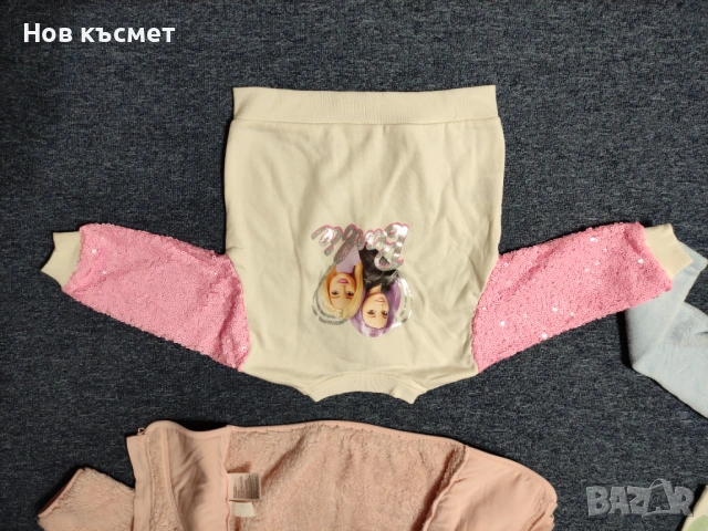 Нови детски дрехи H&M за момиче, размер 98/104, 104, 116, 134 рокля Bambie , снимка 3 - Детски Блузи и туники - 54010818