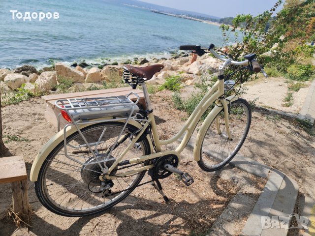 ПРОМОЦИЯ!Оригинален швейцарски електрически велосипед с ретро дизайн и  канадско задвижване от Bionx, снимка 5 - Велосипеди - 42311287