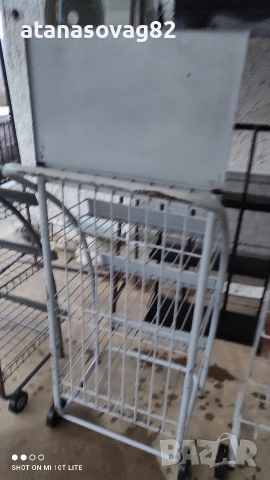 Стелажи за магазин с колелца, снимка 8 - Стелажи и щандове - 53979519