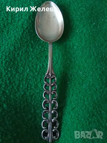 СТАРА НЕМСКА АЖУРНА КОЛЕКЦИОНЕРСКА СРЕБЪРНА ЛЪЖИЧКА За КАФЕ СРЕБРО 800 ПРОБА 43003, снимка 15 - Колекции - 44372782