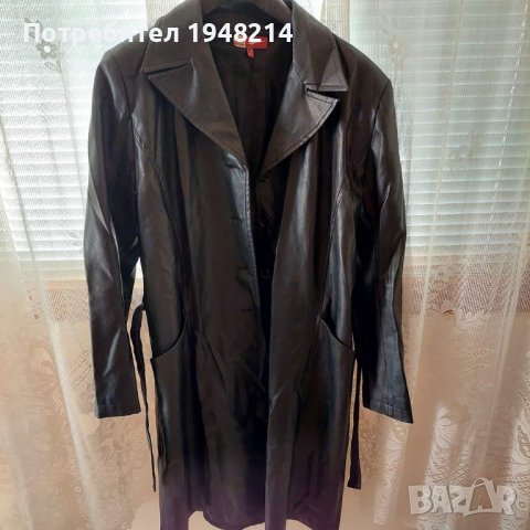 Кожен шлифер, снимка 3 - Шлифери - 40094219