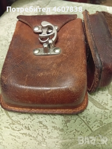 Чанта естествена дебела кожа 15-15 см, снимка 3 - Чанти - 52136990