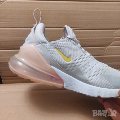 Nike Air Max 270 White Pink  номер 40 ,5-41  оригинални маратонки , снимка 6 - Маратонки - 50717863