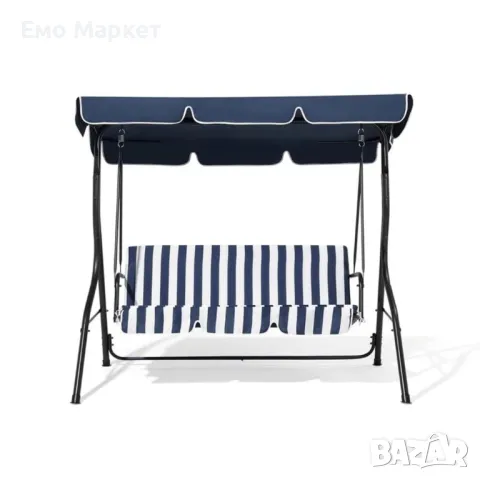 Триместна градинска люлка 110x172xH155 cm, снимка 3 - Други стоки за дома - 49250331