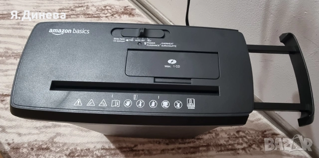 Шредел Amazon за документи и CD дискове, снимка 2 - Ученически пособия, канцеларски материали - 54189607