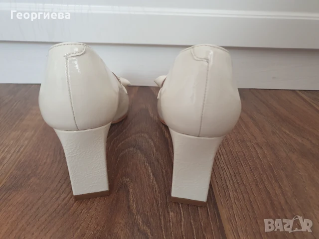 Елегантни дамски обувки от естествена кожа, размер 36, нови, снимка 4 - Дамски обувки на ток - 50667329