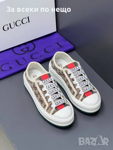 Gucci Дамски Маратонки👟Дамски Спортни Обувки👟Платненки Гучи Код SEM-175, снимка 6 - Маратонки - 55769293