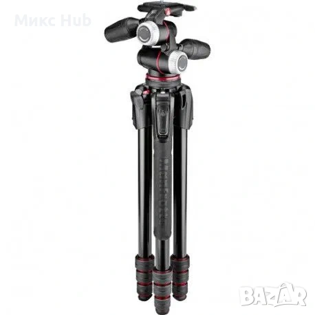 Статив / трипод, трипозиционна глава Manfrotto 190Go! , снимка 2 - Чанти, стативи, аксесоари - 53301281