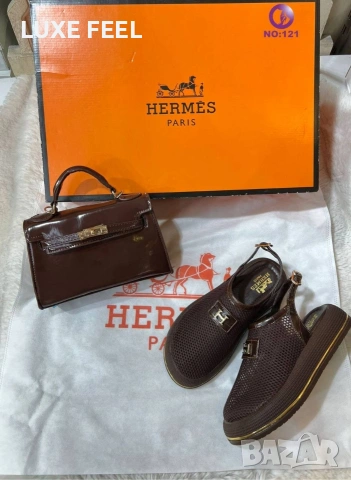 HERMES 💎Дамски Сандали 36-41, снимка 2 - Сандали - 54220419