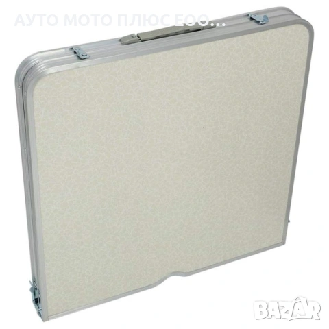 Сгъваема къмпинг маса с 4 стола и отвор за чадър - Алуминиева., снимка 7 - Къмпинг мебели - 53923705