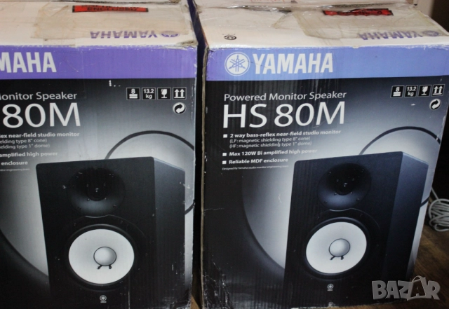 YAMAHA HS80M активни студийни колони, снимка 5 - Тонколони - 52280650