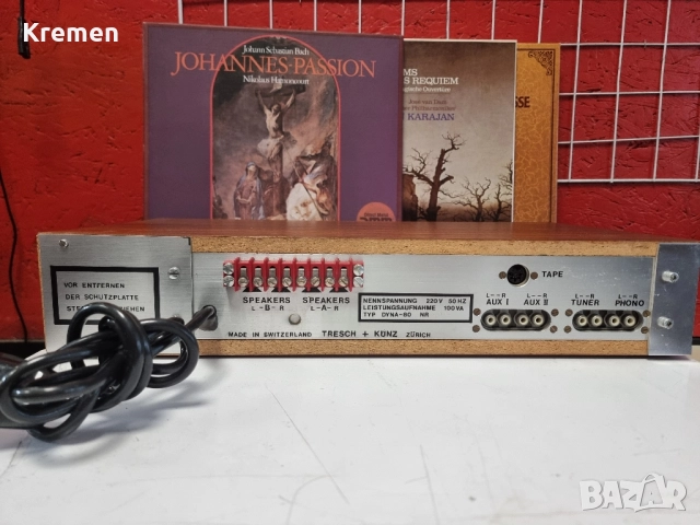Стерео усилвател TRECH+KUNZ, снимка 3 - Ресийвъри, усилватели, смесителни пултове - 52348194