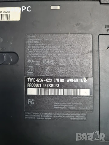 Продавам NB Lenovo Thinkpad T420 type 4236-023 Intel i5-2520M  - части , снимка 6 - Части за лаптопи - 51092571