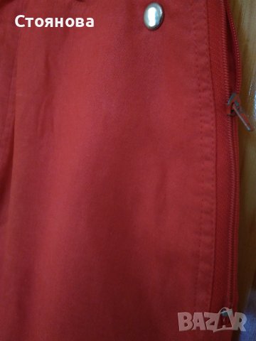 Спортно-елегантна червена пола, снимка 4 - Поли - 37138902