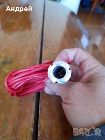 Стар захранващ кабел,букса 12В, снимка 3 - Други ценни предмети - 42597264