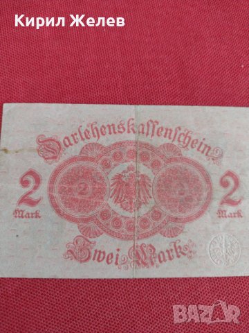 Райх банкнота 2 марки 1914г. Германия перфектна за колекция 28203, снимка 8 - Нумизматика и бонистика - 37144099