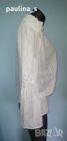 Шармантна  туника тип блуза по модел на Burda в Армани стайл, снимка 4 - Туники - 29114940