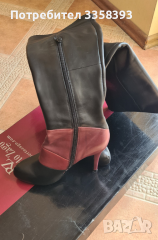 Дамски кожени ботуши 36, снимка 4 - Дамски ботуши - 44508735