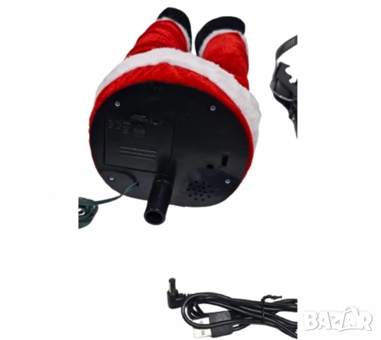 Заклещеният Дядо Коледа – Анимирани крака за вашето коледно дърво, снимка 5 - Други - 51991836