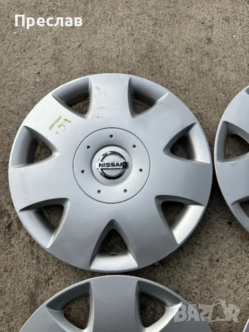 4 броя оригинални тасове за Nissan 15, снимка 3 - Аксесоари и консумативи - 48068608