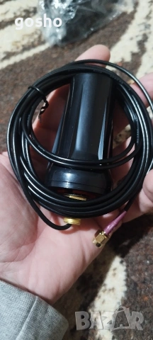 Външна антена Kaser K4G0300 – 4G/5G LTE усилваща антена (черна, снимка 5 - Мрежови адаптери - 54207961