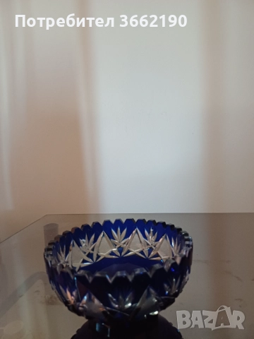 Сет от кристални вази и бонбониера, снимка 5 - Вази - 52778275