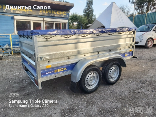 Туристическо ремарке VESTA LIGHT 25DA с допълнителни канати и плосък брезент, снимка 8 - Ремаркета - 52008102