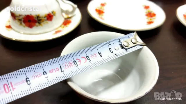 стар български порцелан чашки за кафе барок , снимка 9 - Антикварни и старинни предмети - 48841248