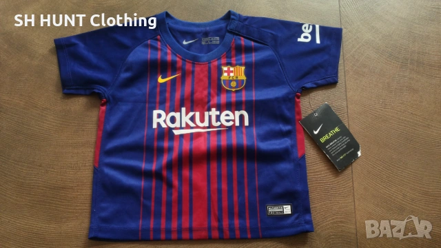 NIKE FC BARCELONA Baby Football T-Shirt Размер 12-18 месеца бебешка тениска Барселона 35-60