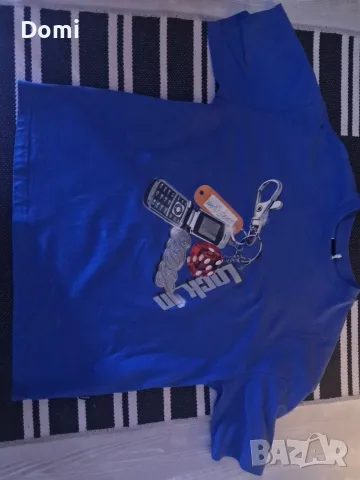 Тениска y2k cropp
