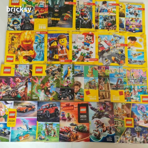 Комплект Lego / Лего каталози 2016-2026 на Български език