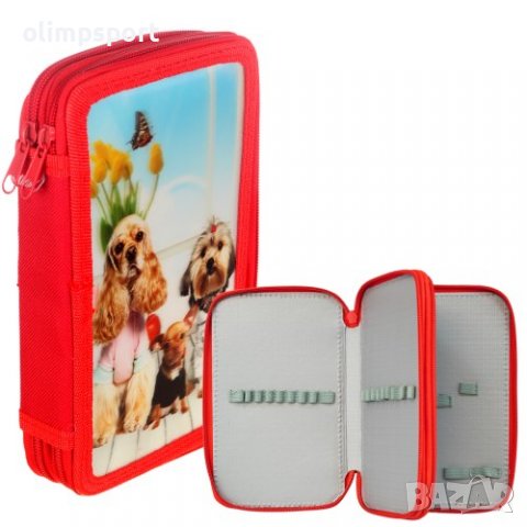 Несесер ученически с 2 отделения и 3D картинка, шит. Всяко отделение разполага с цип за затваряне. Н