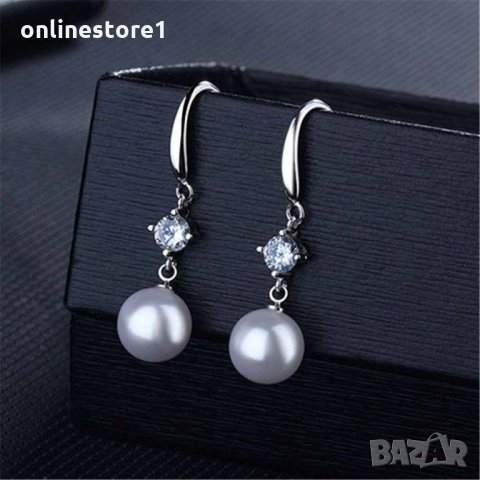 Сребърни обеци 925 - Перли Финес Код: BX506, снимка 7 - Обеци - 33746312