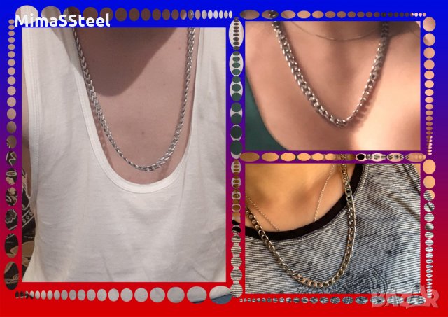 Ланче верижка колие ланец, снимка 7 - Колиета, медальони, синджири - 29263180