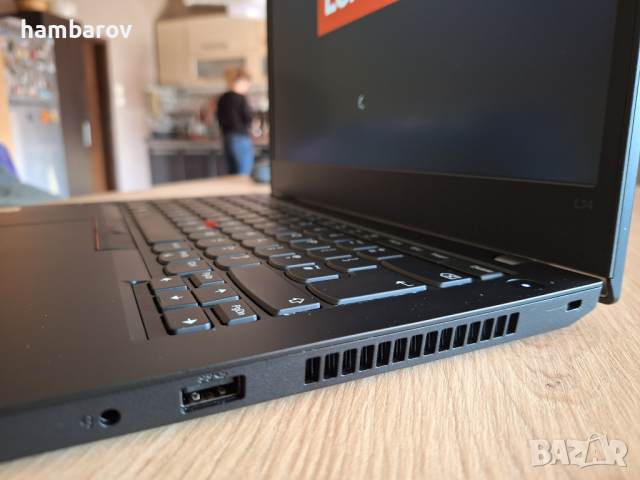 Перфектен лаптоп Lenovo Thinkpad L14 с 4-ядрен Core i5-10210U 14'' FullHD 256GB SSD 8GB Windows 10 , снимка 4 - Лаптопи за работа - 44707501