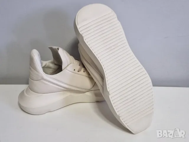 Rick Owens Geth Runner 'Milk', 43 номер, естествена кожа, без забележки, снимка 5 - Маратонки - 48307830