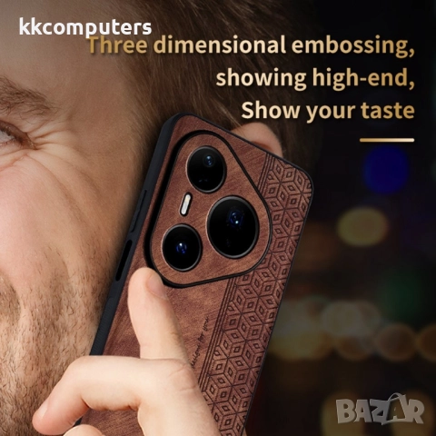 Huawei Pura 80 Pro / Pura 80 Pro+ AZNS Удароустойчив Кожен Калъф и Протектор, снимка 6 - Резервни части за телефони - 51797430