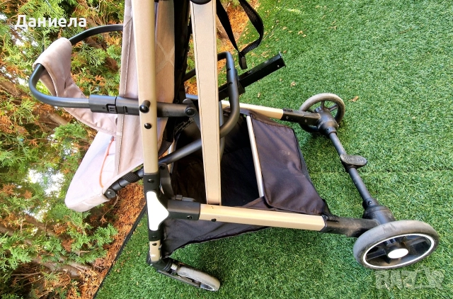 Бебешка лятна количка Chipolino City бежов цвят, снимка 6 - Детски колички - 52870904