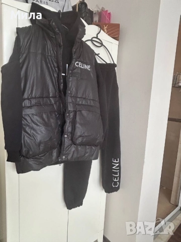 Топъл костюм от три части Celine , снимка 2 - Костюми - 51603393