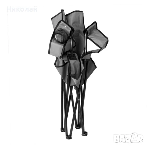 Сгъваем къмпинг стол Muhler, 52x52x82см, снимка 4 - Столове - 50313174