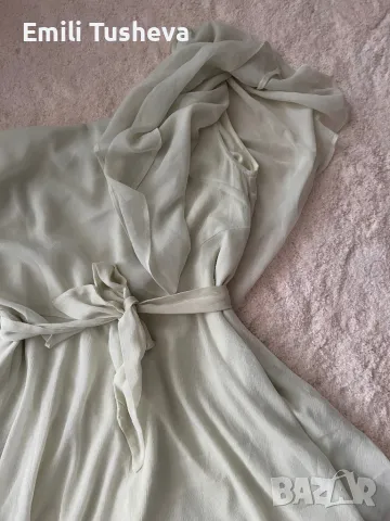 Дамска къса рокля в цвят мента., снимка 3 - Рокли - 48256631