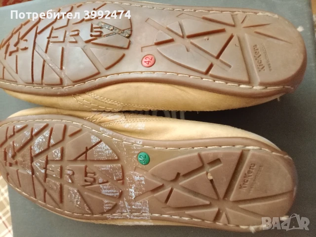 Мъжки кожени мокасини,42, снимка 3 - Спортно елегантни обувки - 51351216