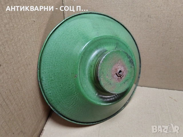 Стара Соц Емайлирана Улична Лампа. , снимка 3 - Антикварни и старинни предмети - 52506111