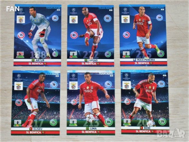 Комплект от 50 бр. футболни карти Панини /PANINI/ от Шампионска лига сезон 2014/15 Барселона, Шалке, снимка 3 - Фен артикули - 40022346