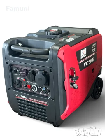 Инверторен Генератор На Ток 5.8 kW (Бензин И ГАЗ - Обезшумен)