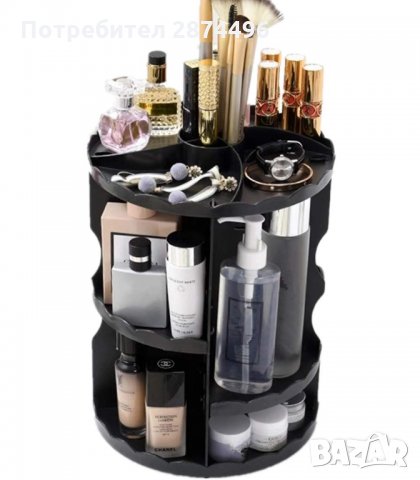Органайзер за козметика и гримове - въртъящ 2195, снимка 5 - Комплекти и лотове - 30908446